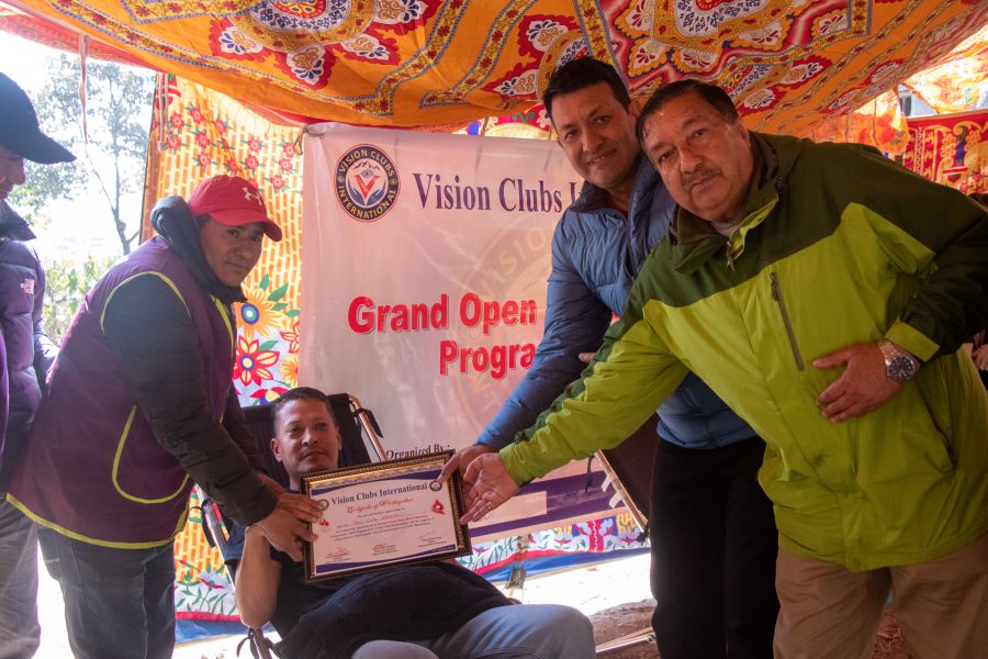 भिजन क्लव अफ काठमाडौंको रक्तदान कार्यक्रम सफलतापूर्वक सम्पन्न: दृष्टि विहिन रक्तदाताको उपस्थिती उदाहरणिय